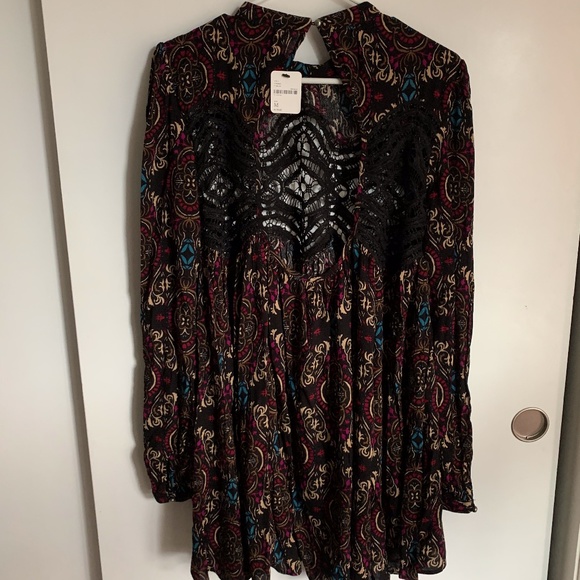 *LAST CHANCE* Free People Sweet Thang Printed Tunic Dress M - Picture 6 of 6